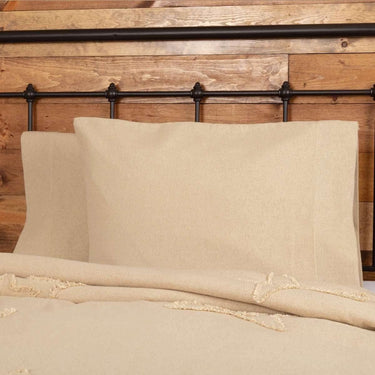 Burlap Vintage Standard Pillow Case Set of 2 21x30 VHC Brands - The Fox Decor